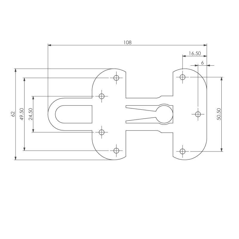 ProLinea Door Guard 108 x 63mm