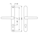 PZ68 Fullex 240mm Backplate 215 Ctr No Snib