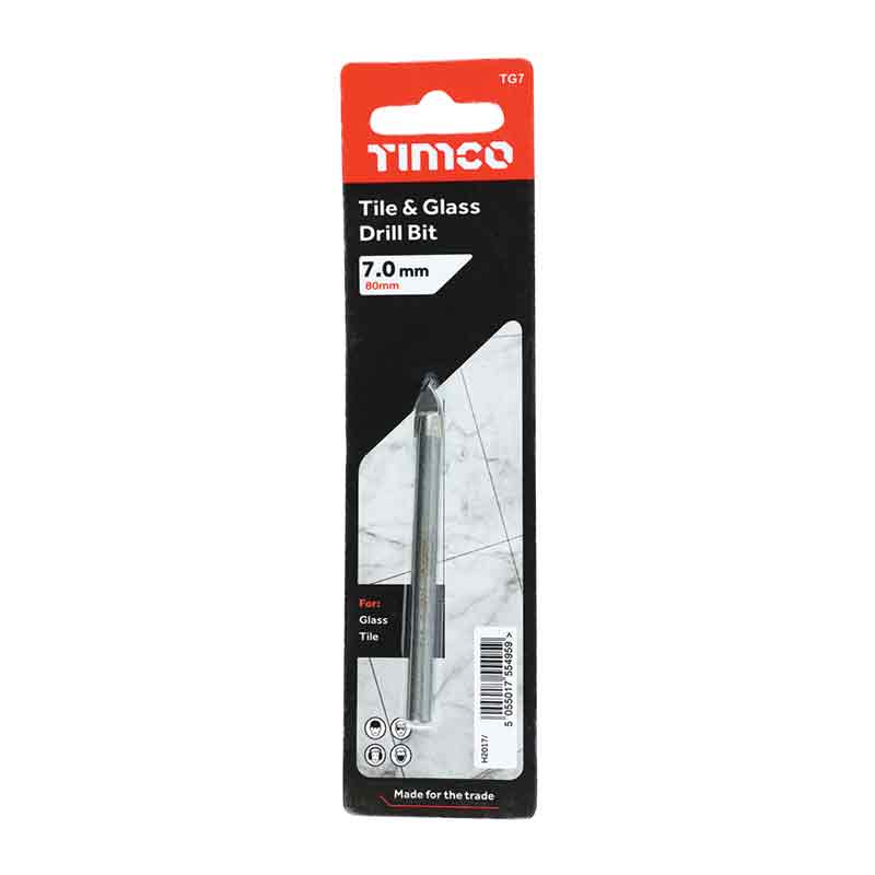 Arrow Head Tile & Glass Bit 7mm