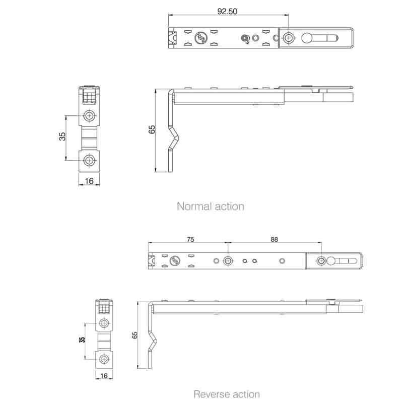 Lockmaster Long Shootbolt Set