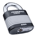 Federal Padlock 8104 CA6CK High Security A Plus 63mm
