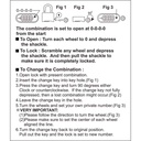 Federal Padlock SRB50R Combination 50mm Standard Shackel