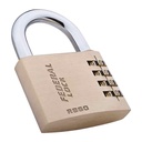 Federal Padlock RB60-OR Brass Combination 60mm