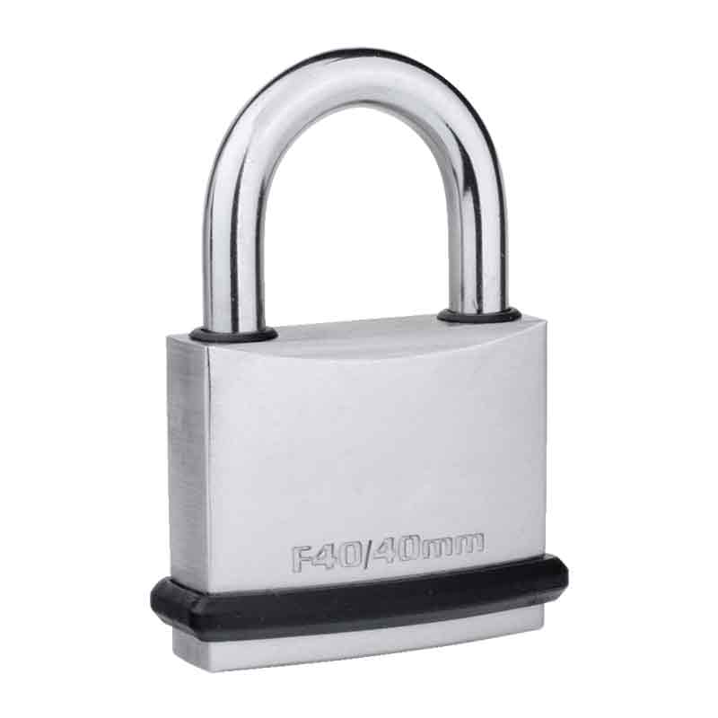 Federal Padlock F40NPS Satin Nickel plated Padlock 40mm