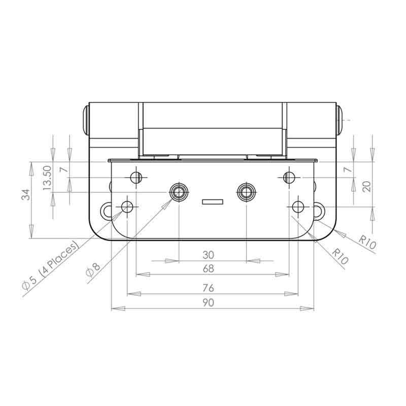 Yale Trojan 3D Composite Door Hinge