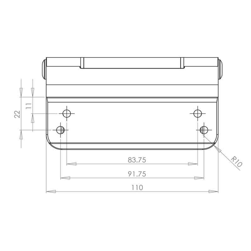 Yale Trojan 3D Composite Door Hinge