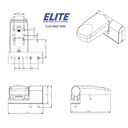 Elite Repair Flag Hinge 19mm