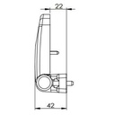 Elite Repair Flag Hinge 22mm White