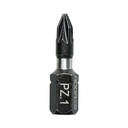 Pozi 1 Toughened Impact 25mm Long - Insert Bits PZ1