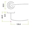 RM Cygnus Lever on Round Rose