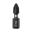Phillips Toughened Impact 25mm Long - Insert Bit PH2
