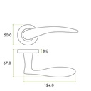 HT Rose Designer Door Handle 213
