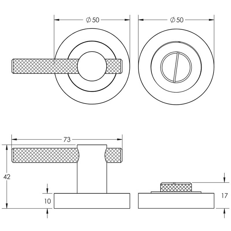 HT Knurled Turn & Release