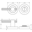 HT Knurled Turn & Release