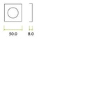 RM Spare TURN & RELEASE Square Rose Pack (1 pair)