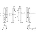 PZ92/62 Hoppe Atlanta 240mm 215cc Lever/Pad Offset