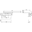 Slide Arm Door Closer Power Slide 2-4 AR8209
