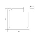 Glass And Cylinder Size Gauge Measuring Tool
