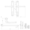 PZ92 Traditional Heritage Sprung Inline Lever Handle