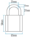 Federal 730 Padlock