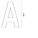 Letter - A - 75mm