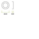 Disabled Turn & Release w/ Indicator 52mm ZCS2 Dia. SS