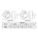 Federal SR400 Combination Puk Lock Step Back