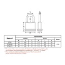 Federal 50mm Padlocks SF50R