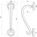 Door Knocker Sloane Round Rose