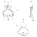 Spire Door Knocker