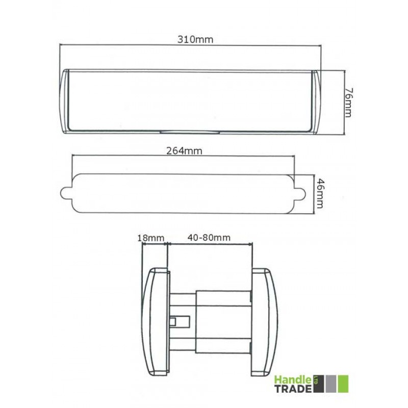 ProStyle Letter Plate 40-80mm