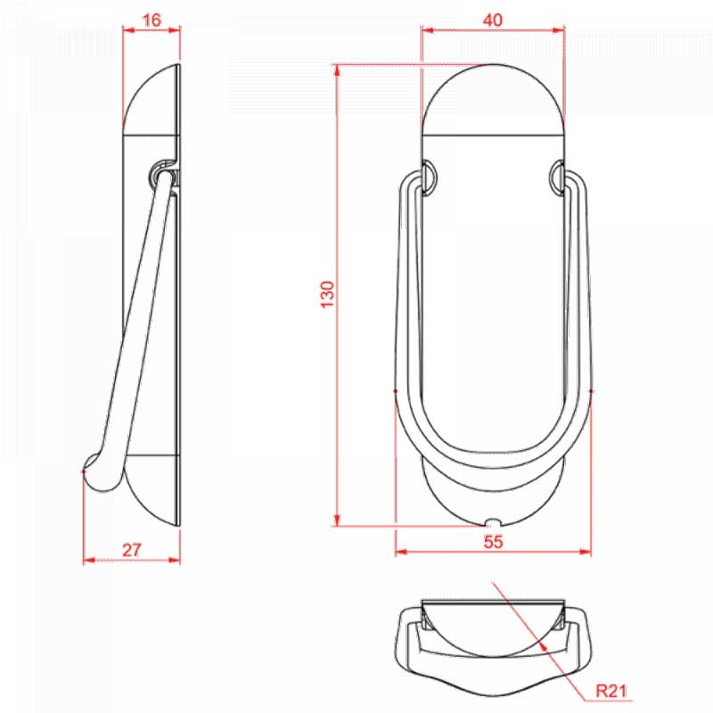 Sweet Knocker 2 part U shape