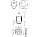 Heritage SECURITY Euro Cylinder Pull with Internal Pull