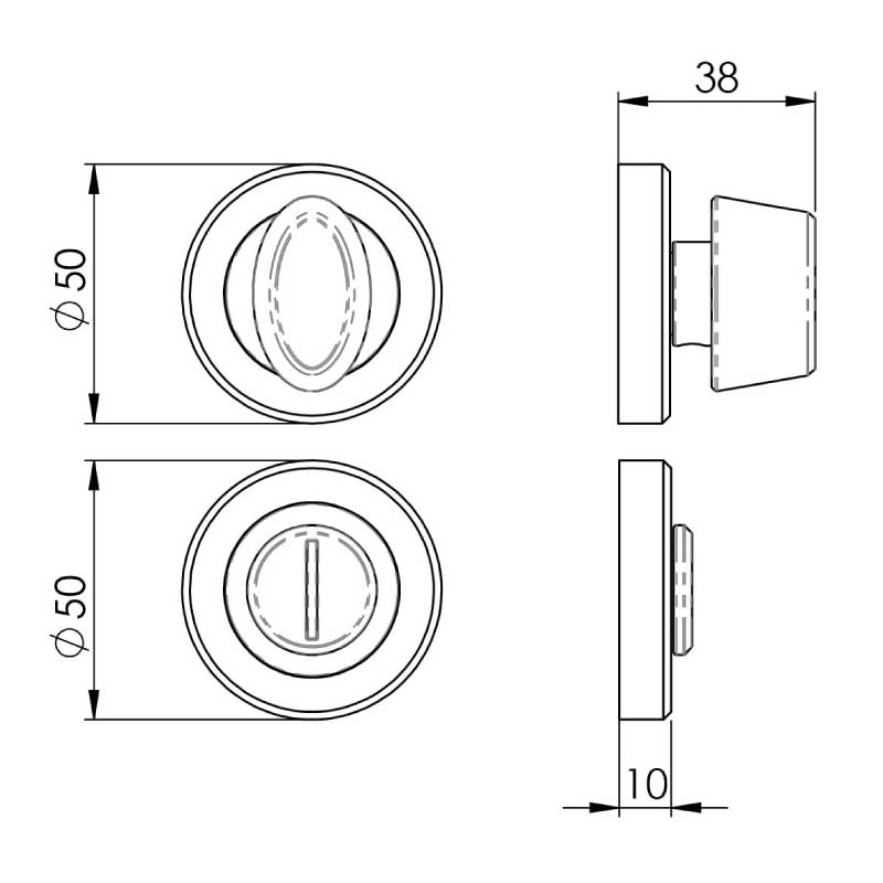 HT Turn & Release for Handle 217