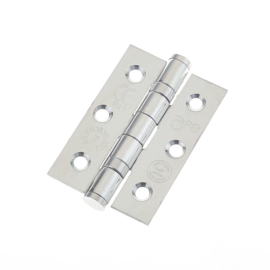 Ball Bearing Hinge 76 x 50 x 2mm / 3x2" Stainless
