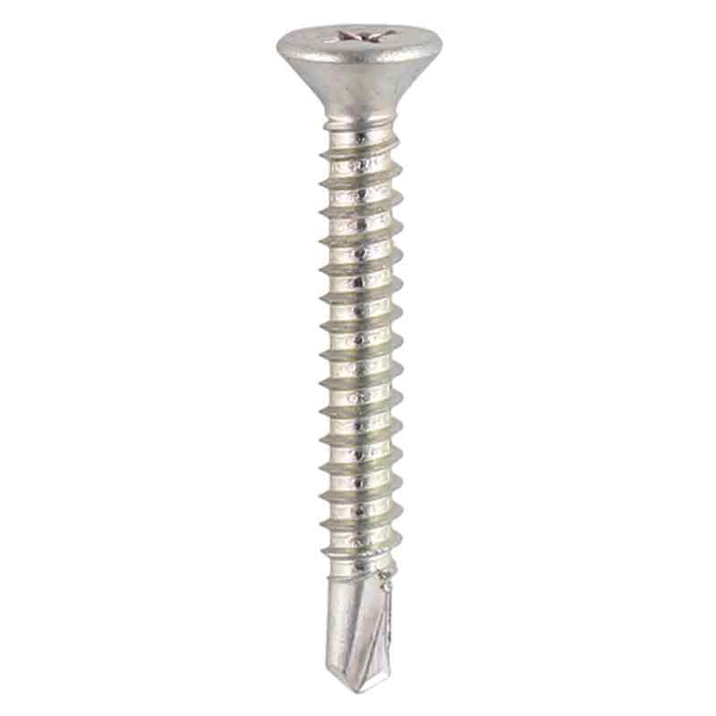Heavy Guage 4.8 x 38 Countersunk Self-Drilling