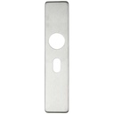 ZCSIP Long Cover Plate - Oval Lock 50 x 230mm SS