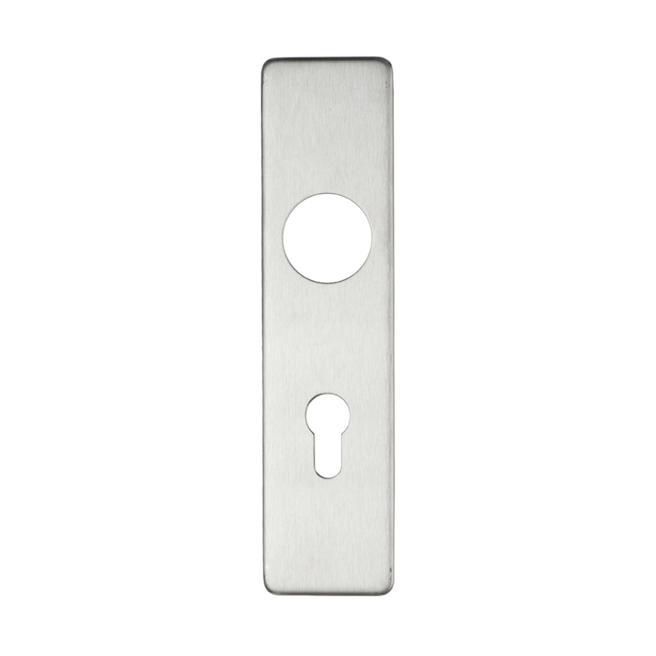 ZCSIPSP Short Cover Plate Euro Lock 72mm c/c 45 x 180mm SS