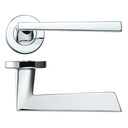 RM Lupus Lever Door Handle on Round Rose HT601