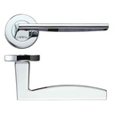 RM Pavo Lever Door Handle on Round Rose HT602