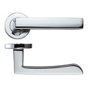RM Mensa Lever Door Handle on Round Rose HT604