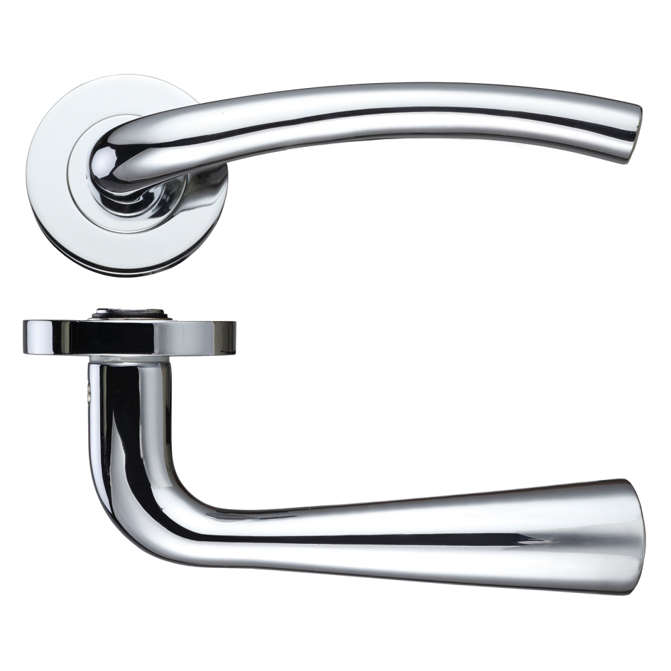 Assisi Lever Door Handle - Screw on Rose HT504