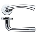 Florence Lever Door Handle -Screw on Rose HT518