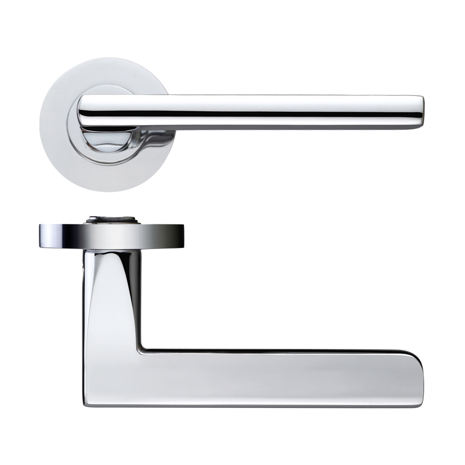 Venice Lever Door Handle - Screw on Rose HT513