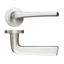 HT160 Stainless Steel Lever Door Handle - Push on Rose 304SS