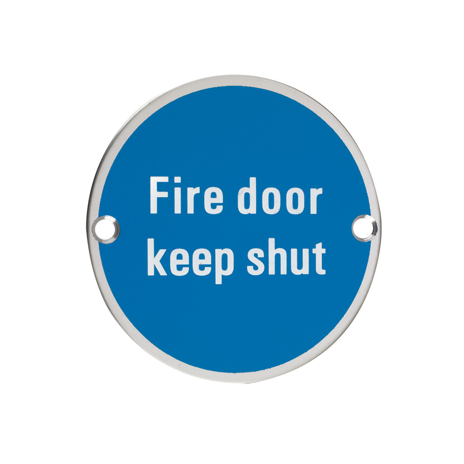 Fire Door Keep Shut - Door Signage