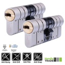 XBS 3* TS007 Security Cylinder 35/35 Keyed PAIR