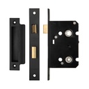 Bathroom Lock - 2.5" 57mm c/c 44.5mm Bkst