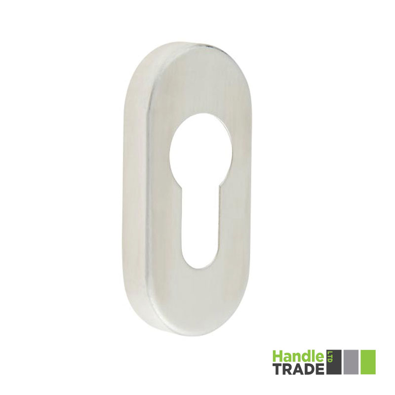 Oval Euro Escutcheon 30.5 x 63.5mm 316