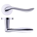 Lincoln Lever Door Handle - Screw on Rose HT519